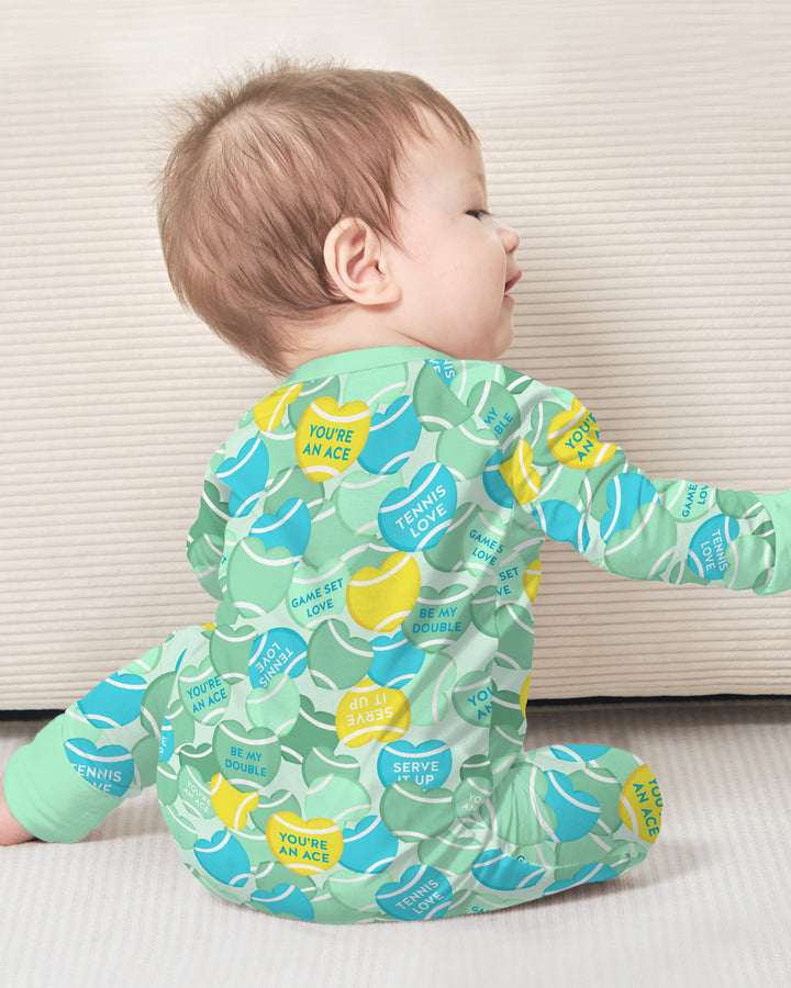 Tennis Candy Family Matching Bamboo Convertible Zippy