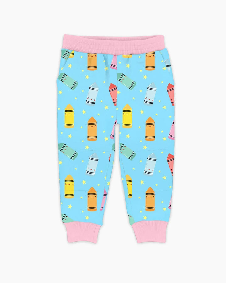 Jogginghose mit hebräischem Alphabet aus Bambus