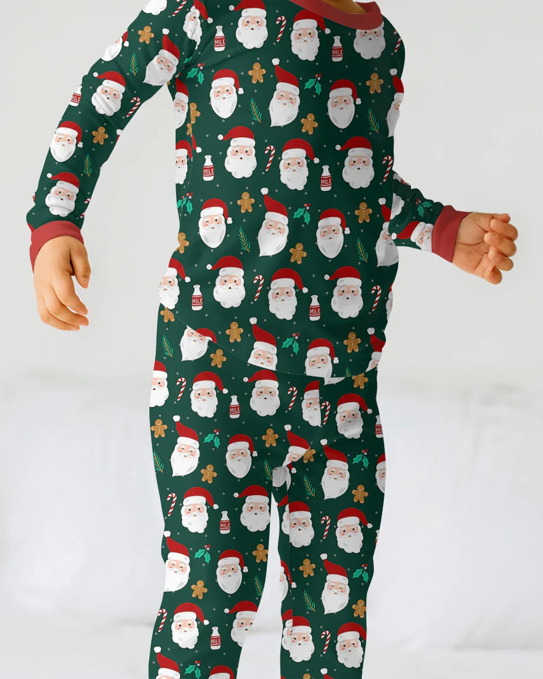 Christmas Sweet Santa Two Piece Long Sleeve Pajama Set