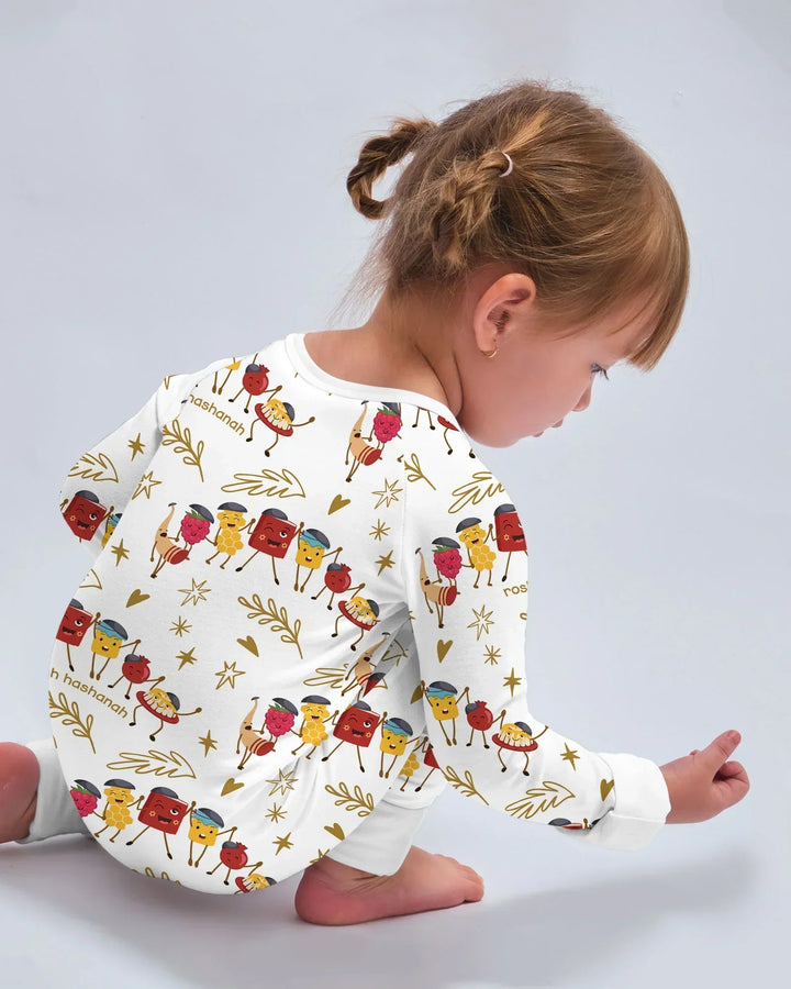 Gerippte Babykleidung mit individuellem Foto - Weich &amp; Skizzenhaft