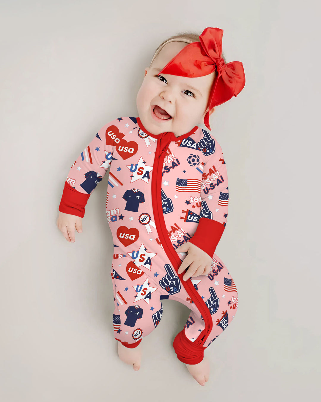 Soccer Party Team USA Bamboo Convertible Zippy