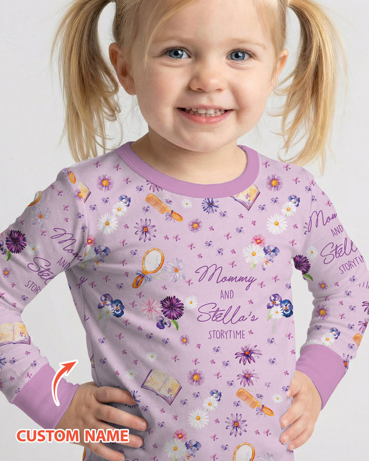 Conjunto de pijama de dos piezas de bambú con mangas largas, plantilla PERSONALIZADA