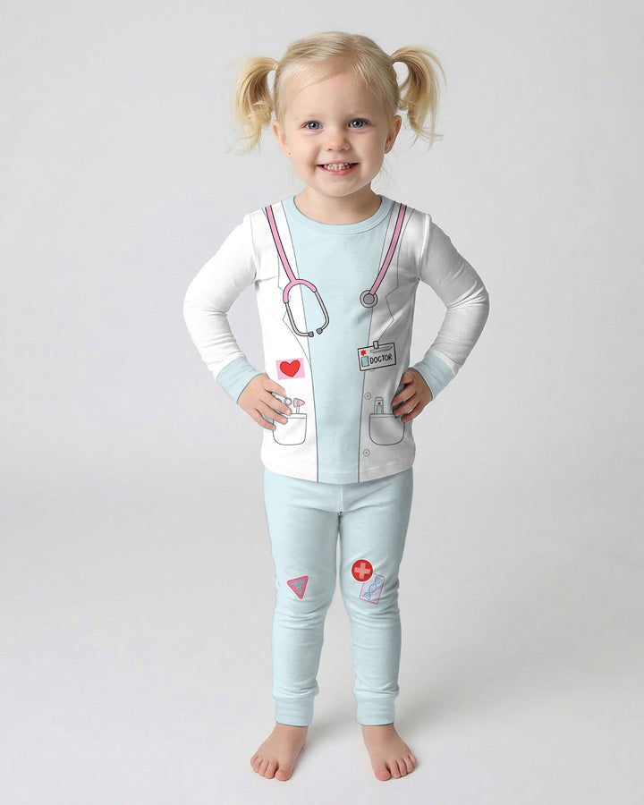 Future Doctor Bamboo Two Piece Long Sleeve Pajama Set