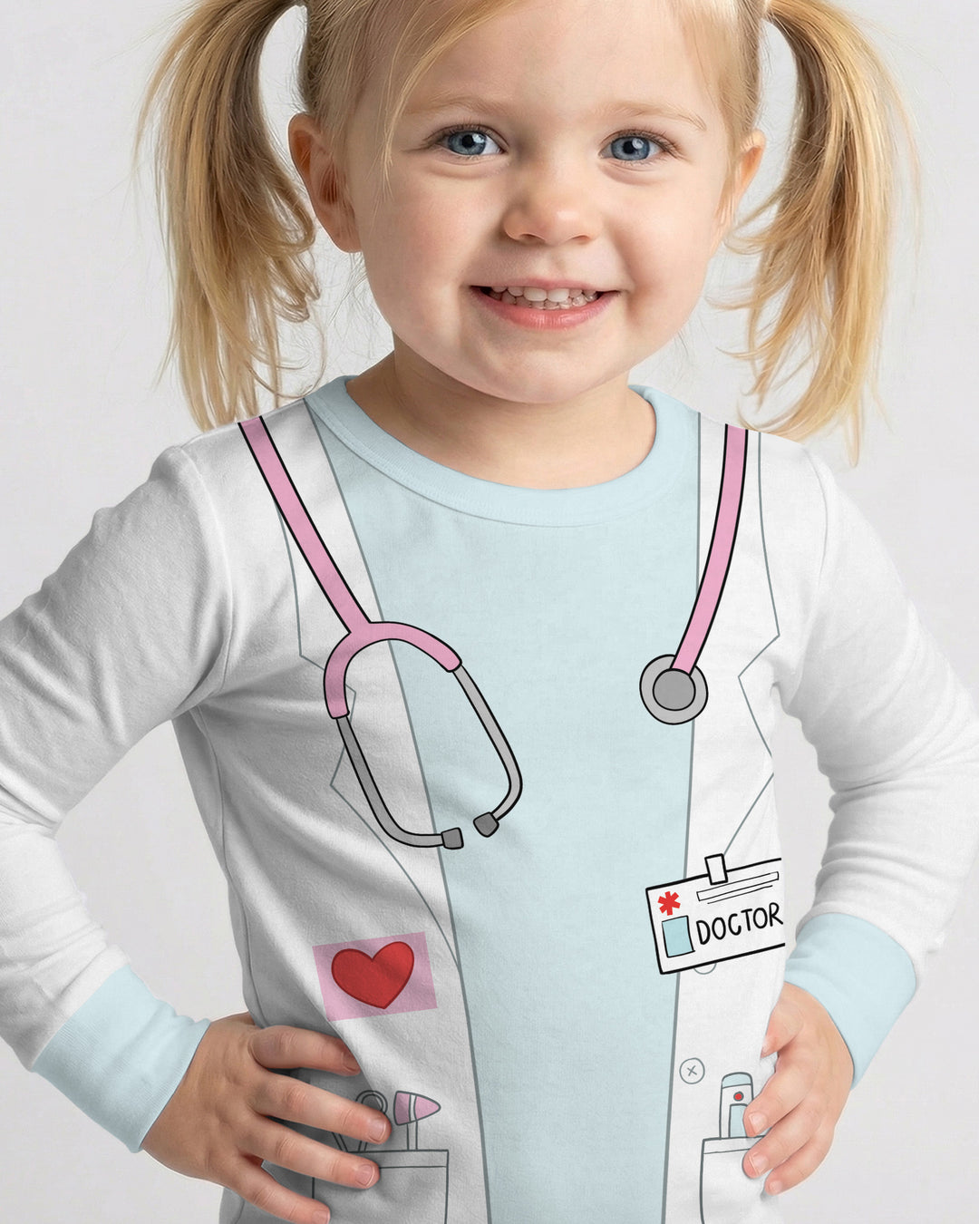 Future Doctor Bamboo Two Piece Long Sleeve Pajama Set