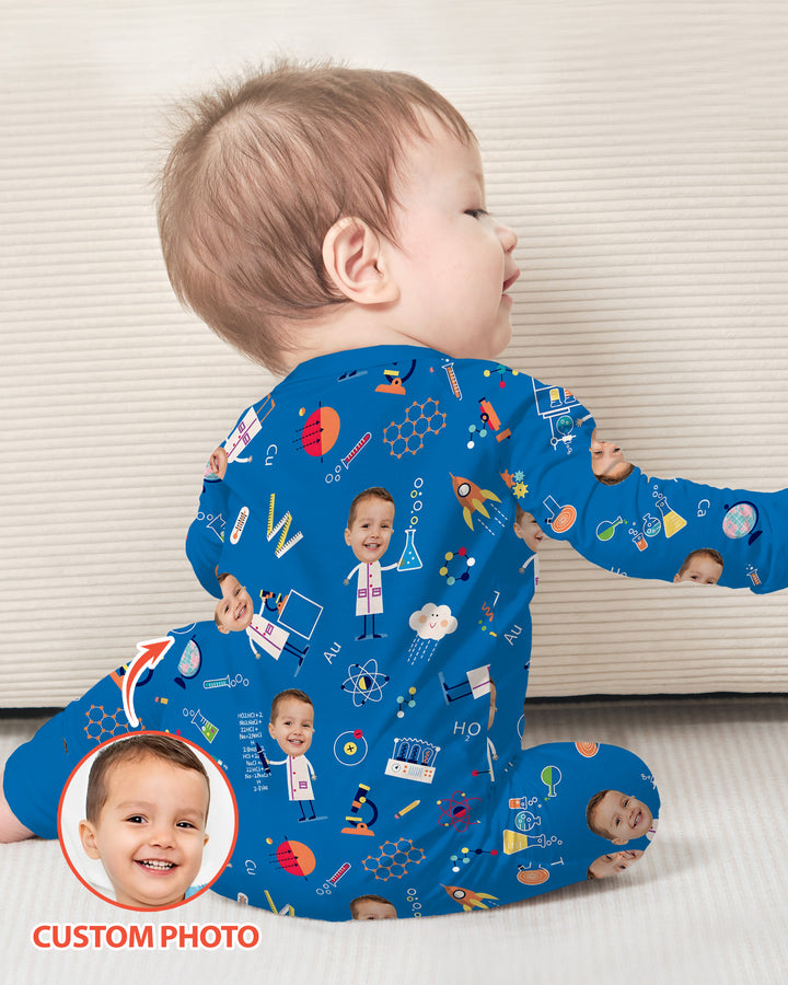 Custom Image Chemical Laboratory Bamboo Convertible Zippy