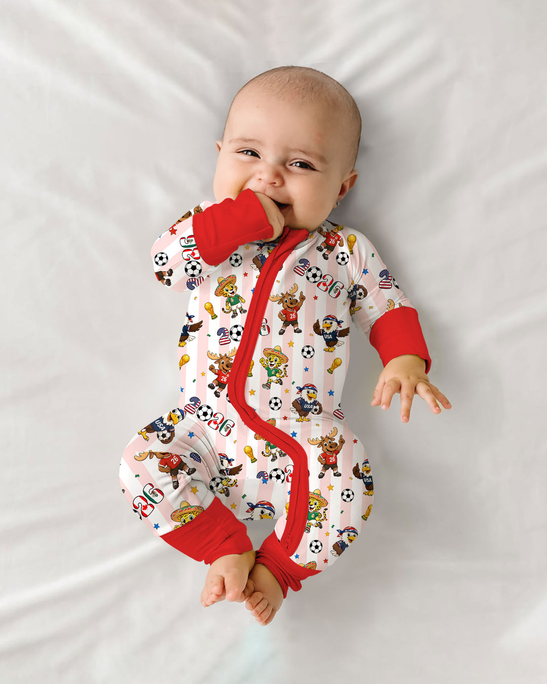 Gerippte Babykleidung mit individuellem Foto - Weich &amp; Skizzenhaft