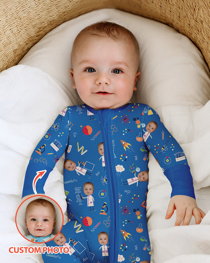 Custom Image Chemical Laboratory Bamboo Convertible Zippy