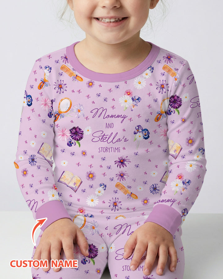 Conjunto de pijama de dos piezas de bambú con mangas largas, plantilla PERSONALIZADA