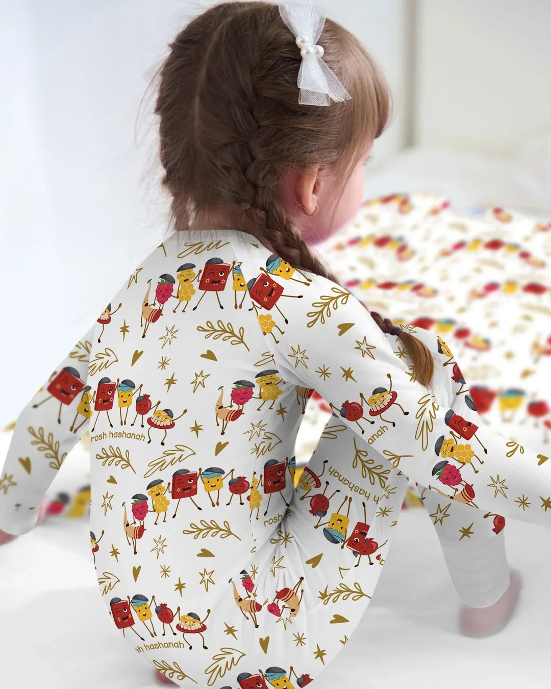 Gerippte Babykleidung mit individuellem Foto - Weich &amp; Skizzenhaft