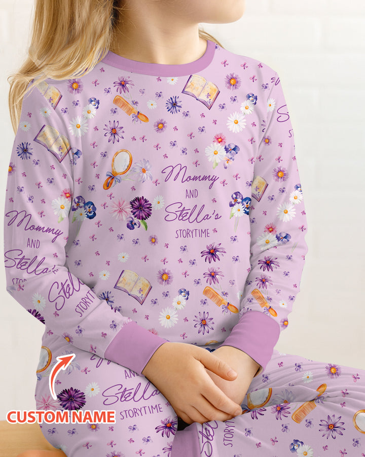 Conjunto de pijama de dos piezas de bambú con mangas largas, plantilla PERSONALIZADA