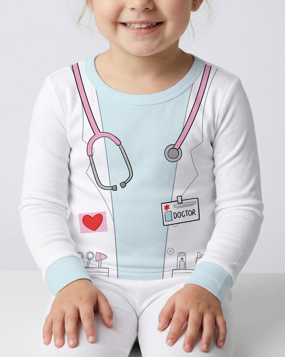 Future Doctor Bamboo Two Piece Long Sleeve Pajama Set