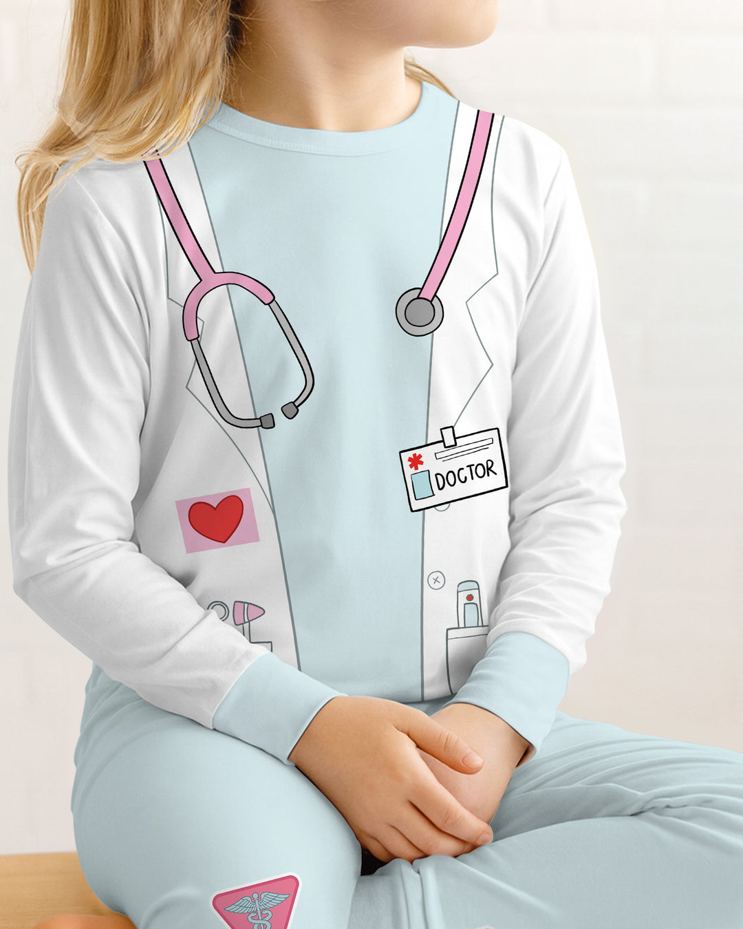 Future Doctor Bamboo Two Piece Long Sleeve Pajama Set
