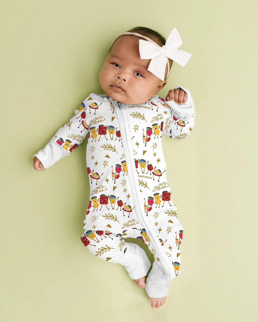 Gerippte Babykleidung mit individuellem Foto - Weich &amp; Skizzenhaft