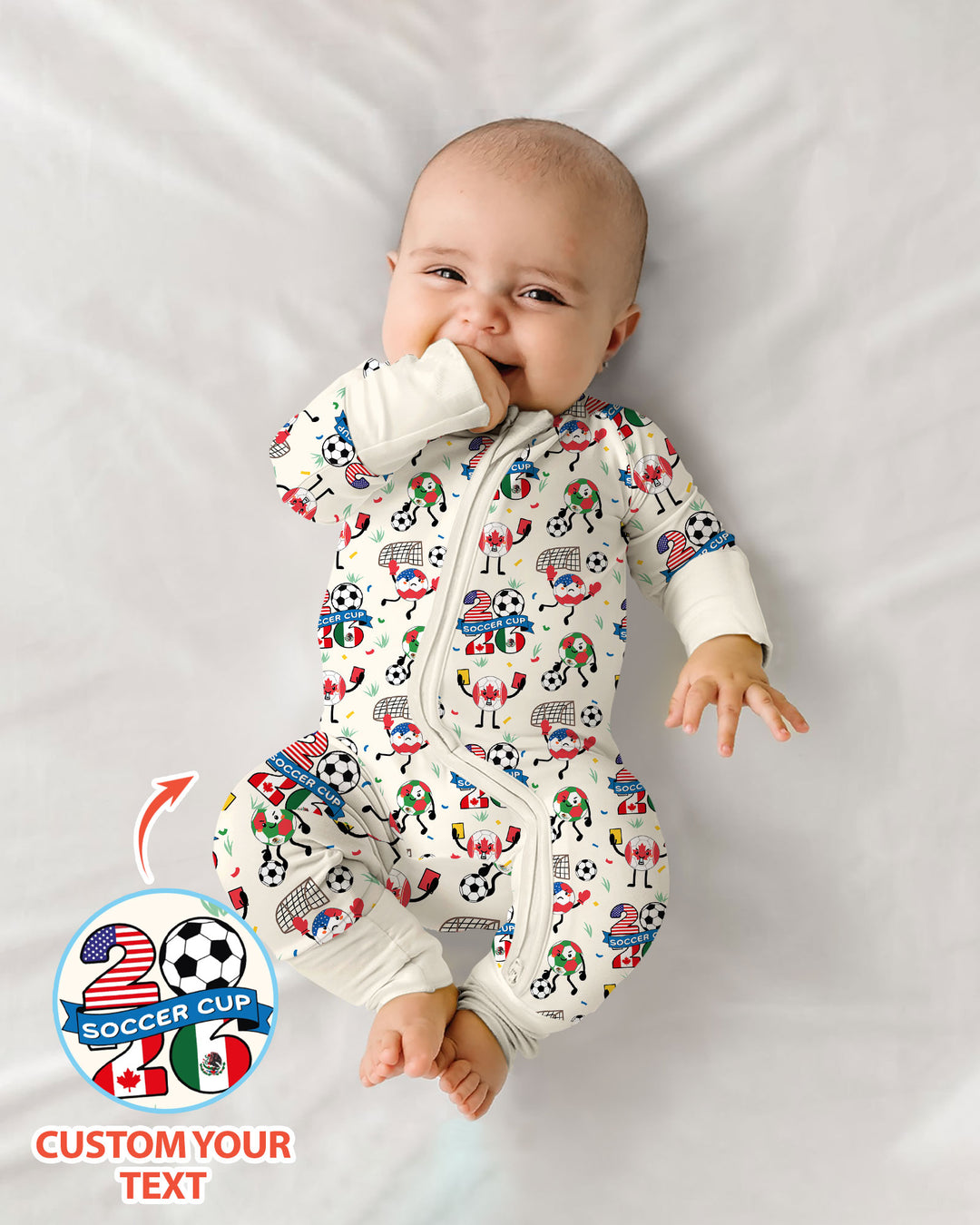 Gerippte Babykleidung mit individuellem Foto - Weich &amp; Skizzenhaft