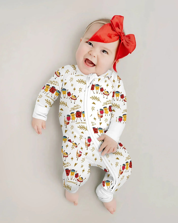 Gerippte Babykleidung mit individuellem Foto - Weich &amp; Skizzenhaft
