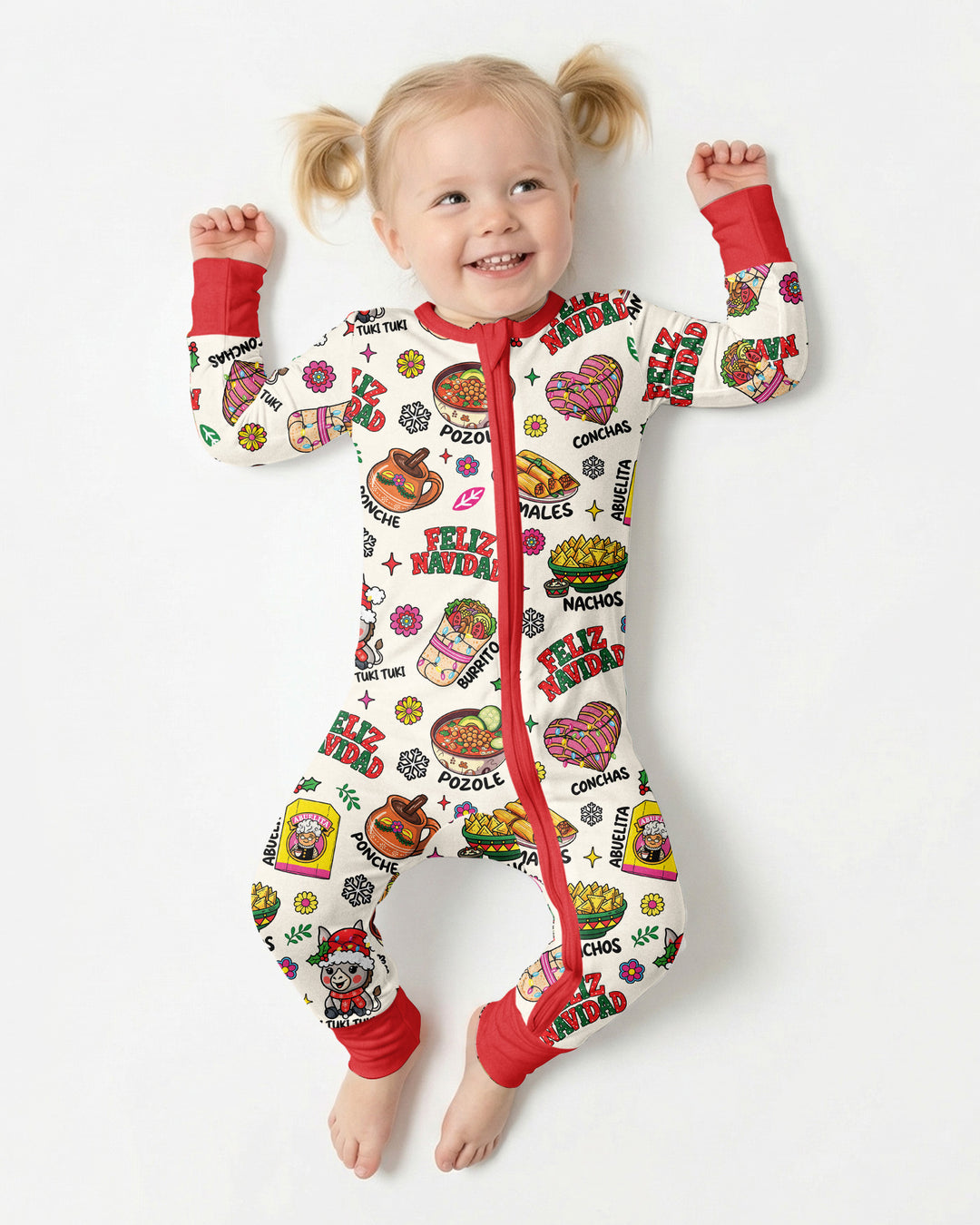 Mexican Christmas Feliz Navidad Bamboo Convertible Zippy