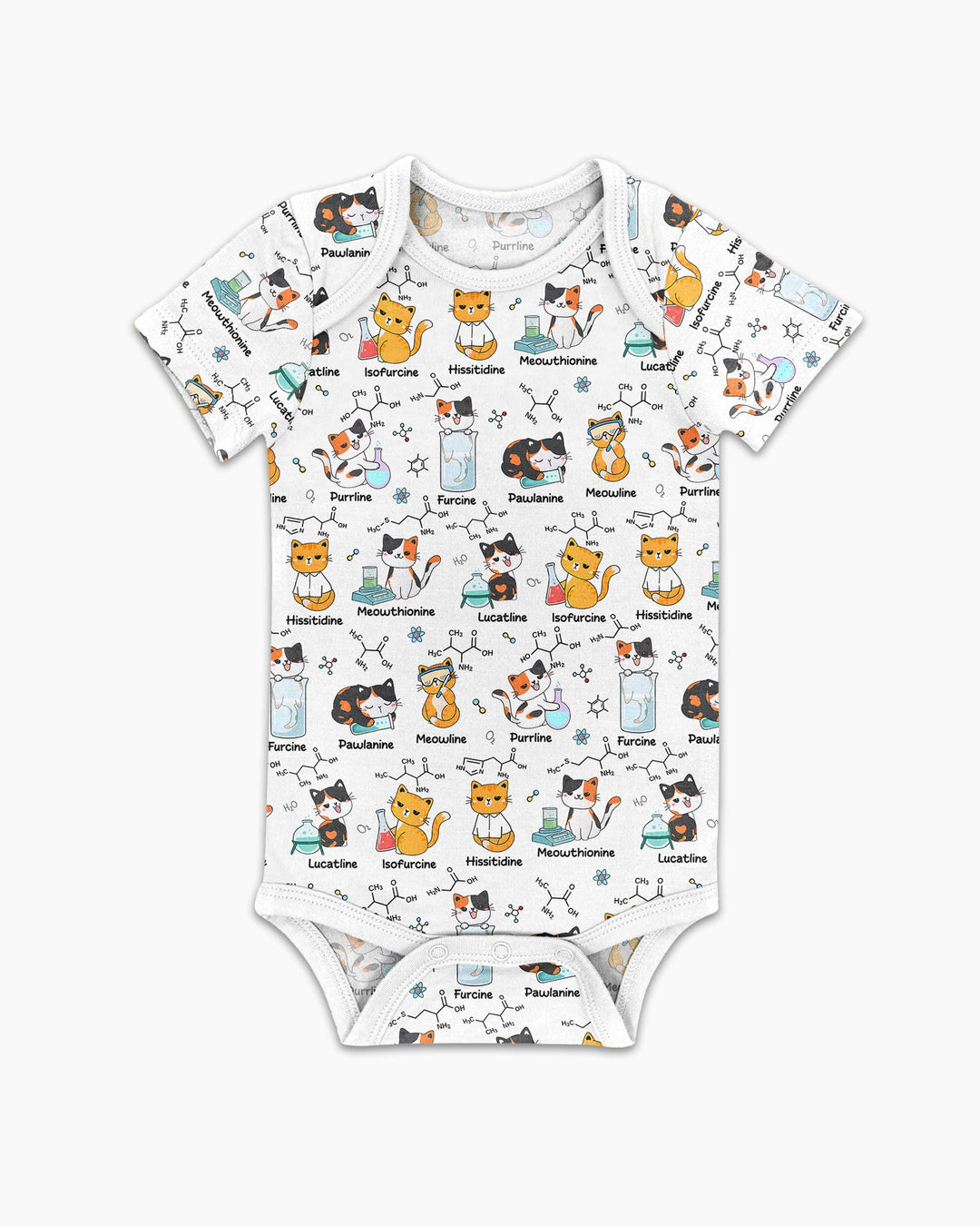 Biochemistry Cat Bamboo Bodysuit
