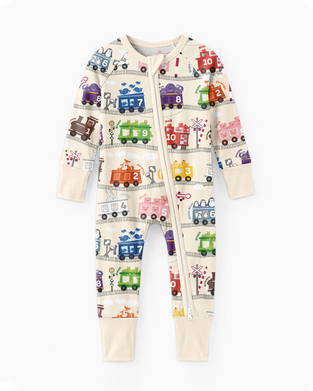 Color Train Bamboo Convertible Zippy