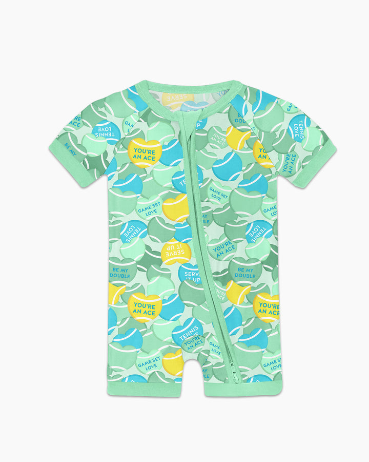 Tennis Candy Family Matching Bamboo Shorty Zippy