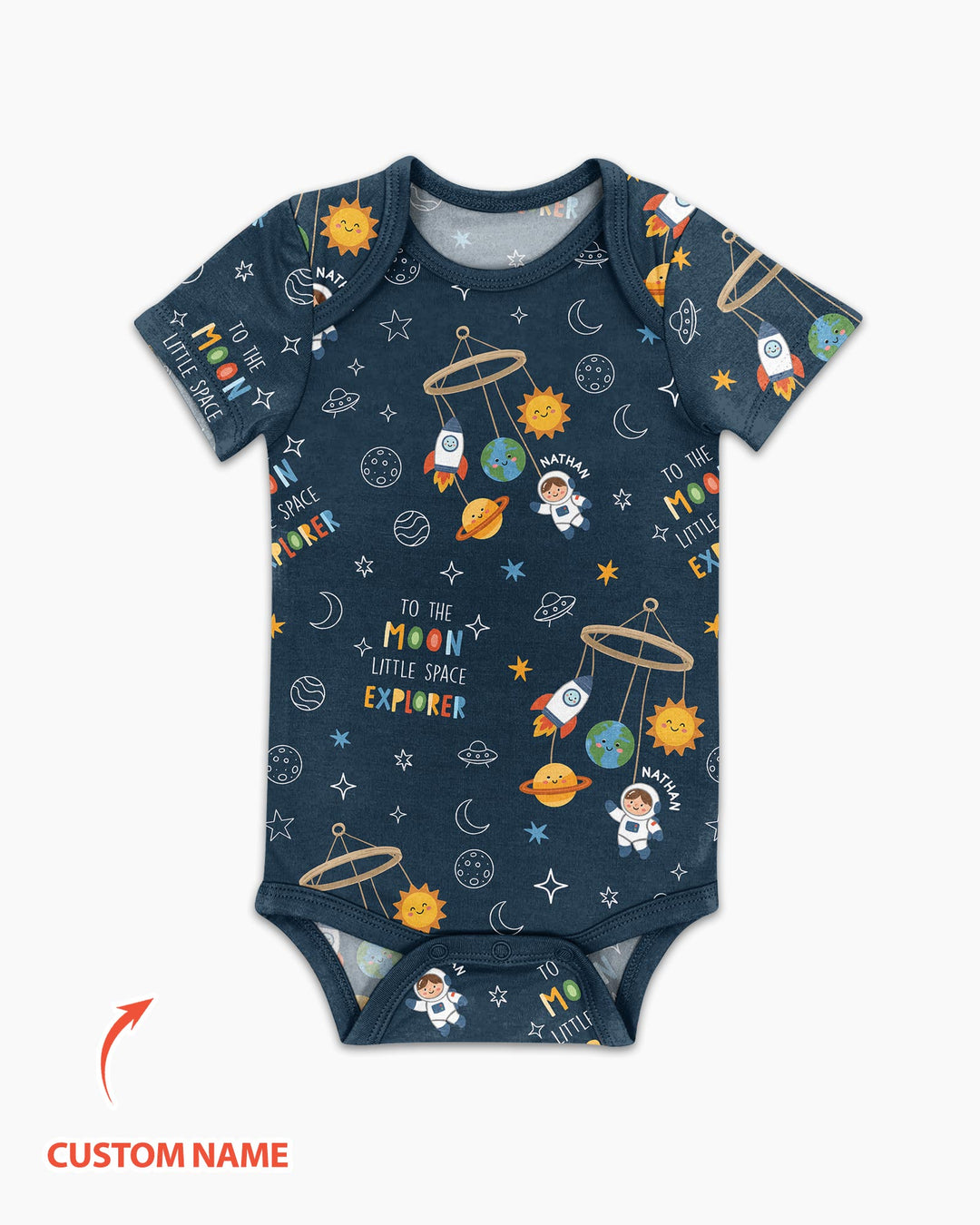 Gerippte Babykleidung mit individuellem Foto - Weich &amp; Skizzenhaft