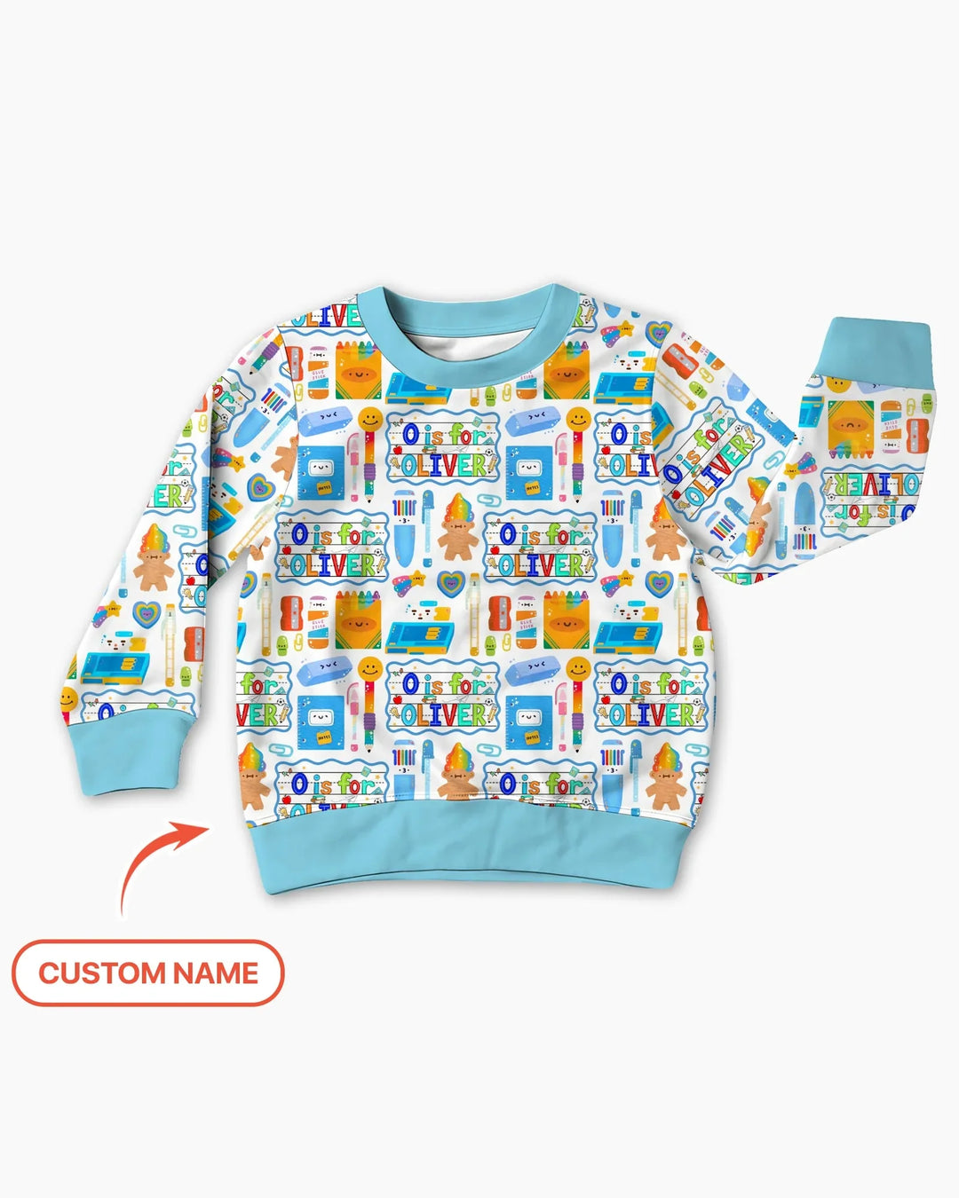 Custom Name Classroom Cuties Bamboo Crewneck Sweatshirt