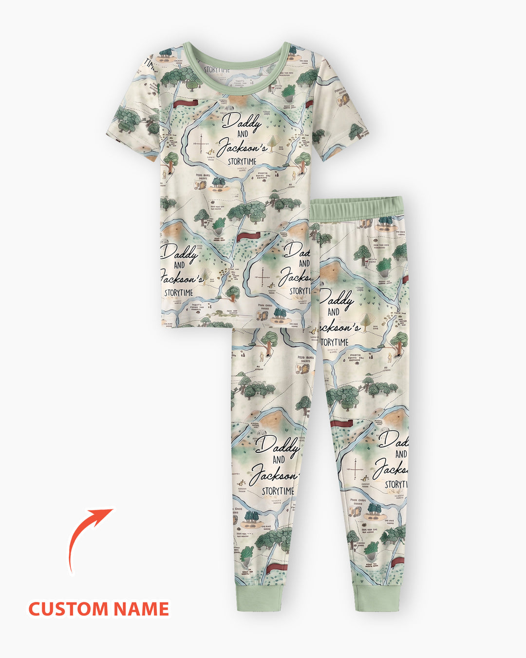 Zweiteiliges, kurzärmliges Pyjama-Set mit Marienkäfern