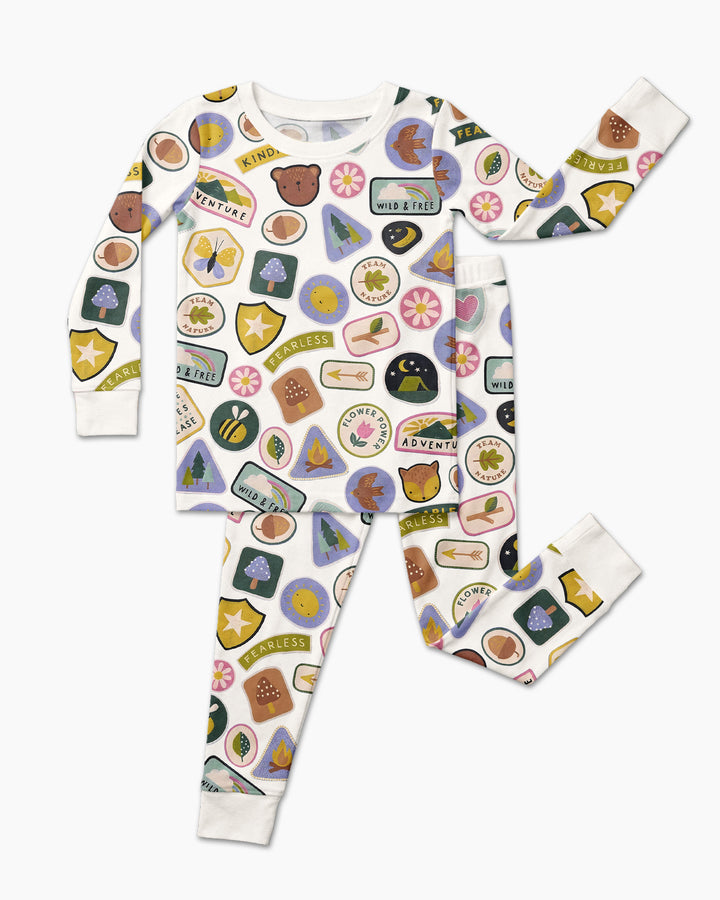 Little Explorer Bamboo Two Piece Long Sleeve Pajama Set