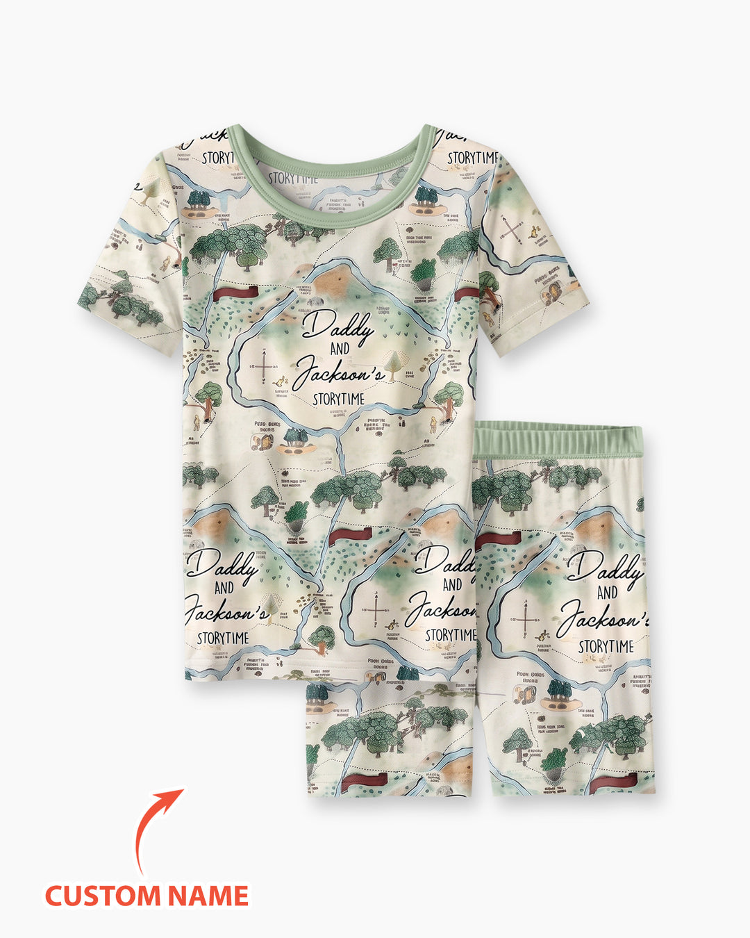 Conjunto de Pijama de Dos Piezas de Bambú con Mangas Cortas y Pantalones Cortos