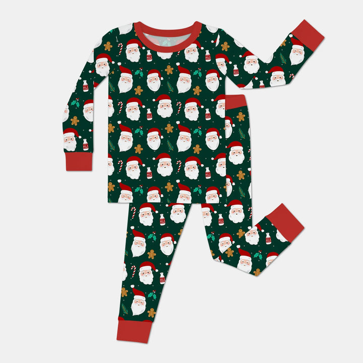 Christmas Sweet Santa Two Piece Long Sleeve Pajama Set