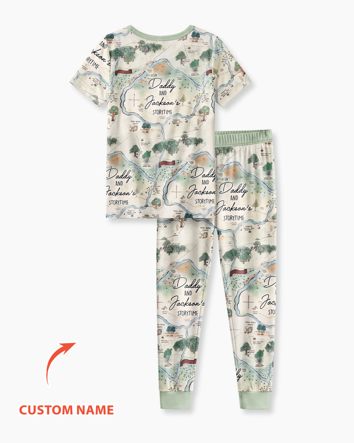Zweiteiliges, kurzärmliges Pyjama-Set mit Marienkäfern