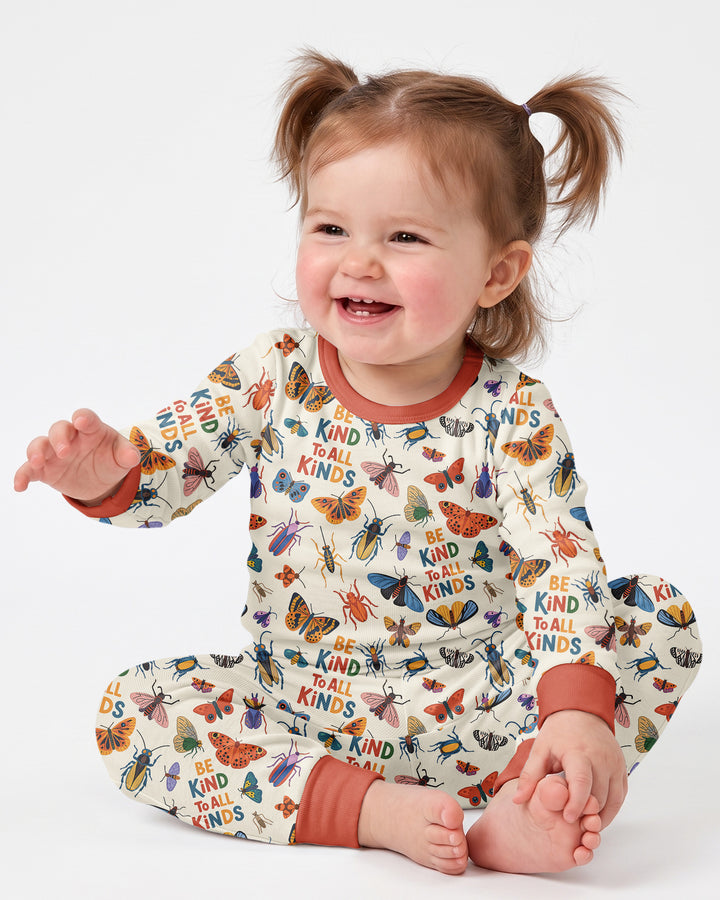 Be Kind To All Kinds Bamboo Two Piece Long Sleeve Pajama Set