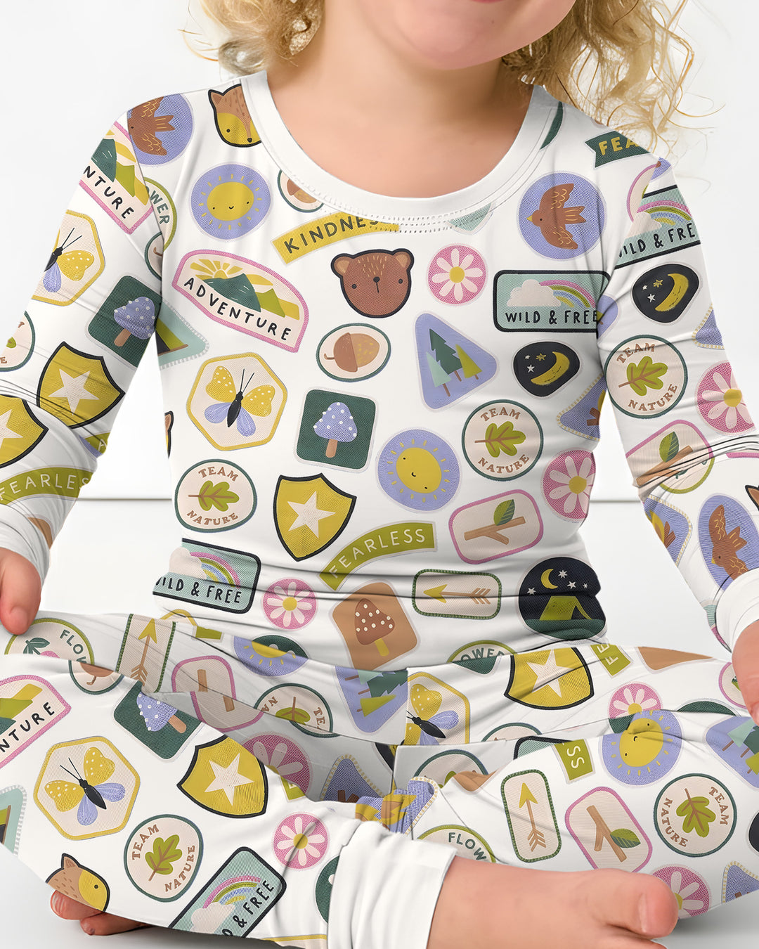Little Explorer Bamboo Two Piece Long Sleeve Pajama Set