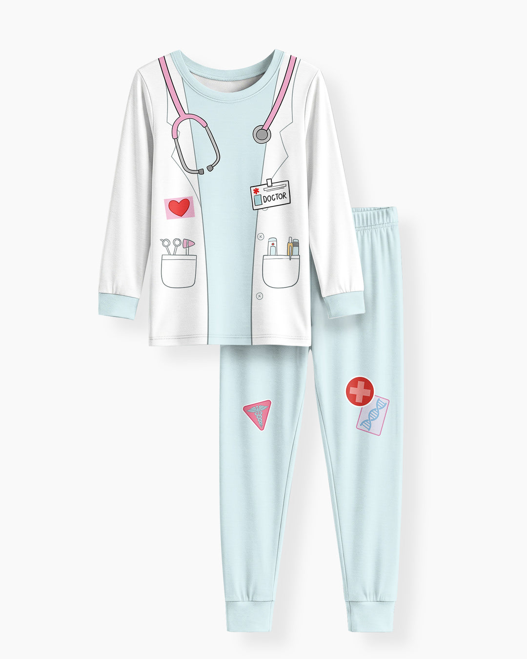 Future Doctor Bamboo Two Piece Long Sleeve Pajama Set