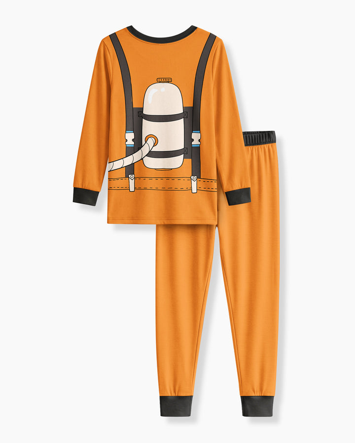 Future Astronaut Bamboo Two Piece Long Sleeve Pajama Set