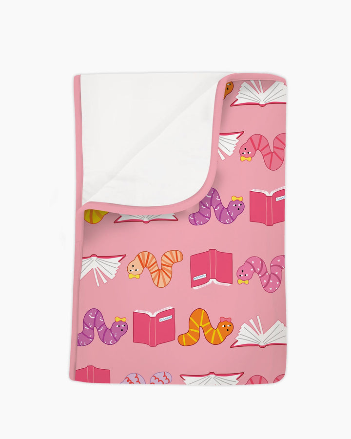 Bookworm Family Matching Bamboo Blanket