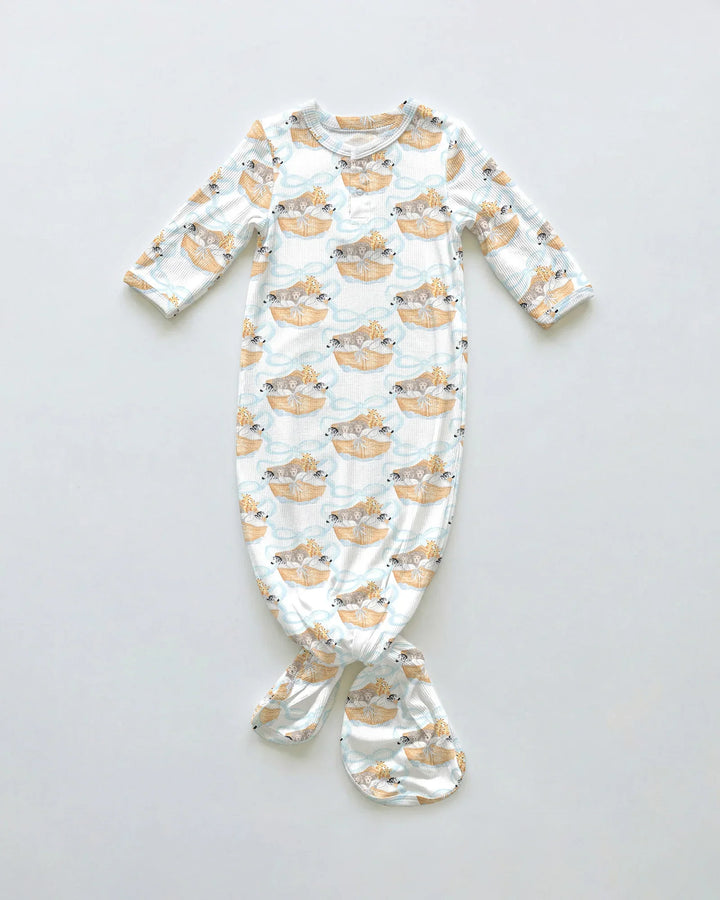 Vestido anudado de bambú Luciérnagas