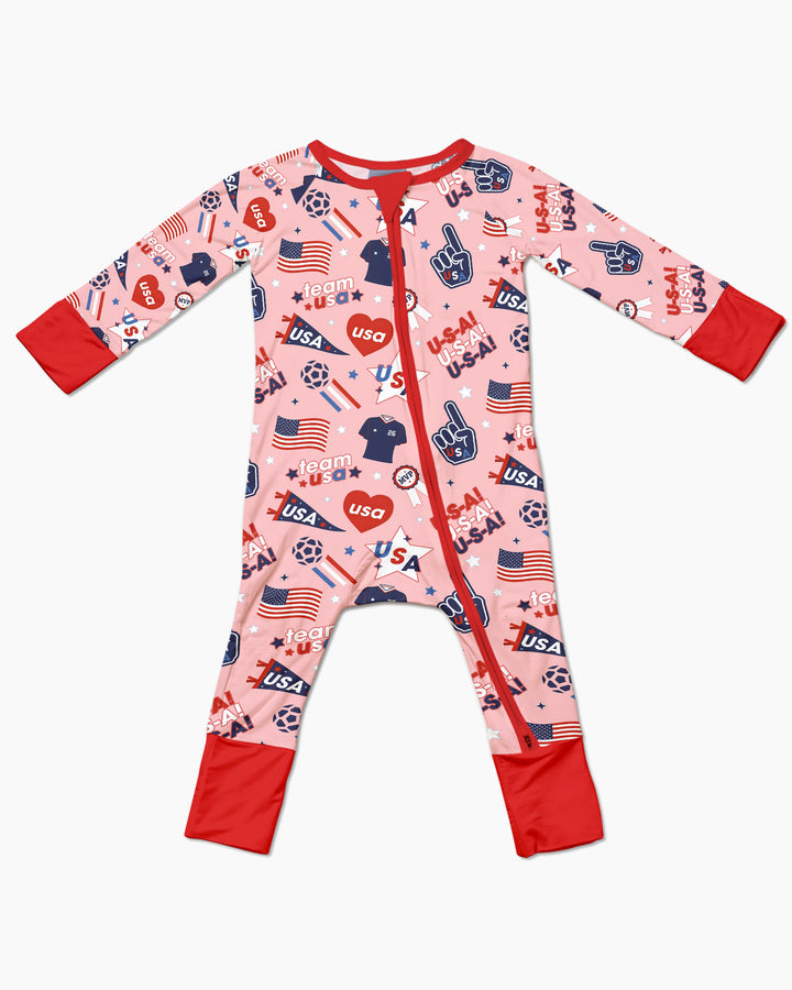 Soccer Party Team USA Bamboo Convertible Zippy