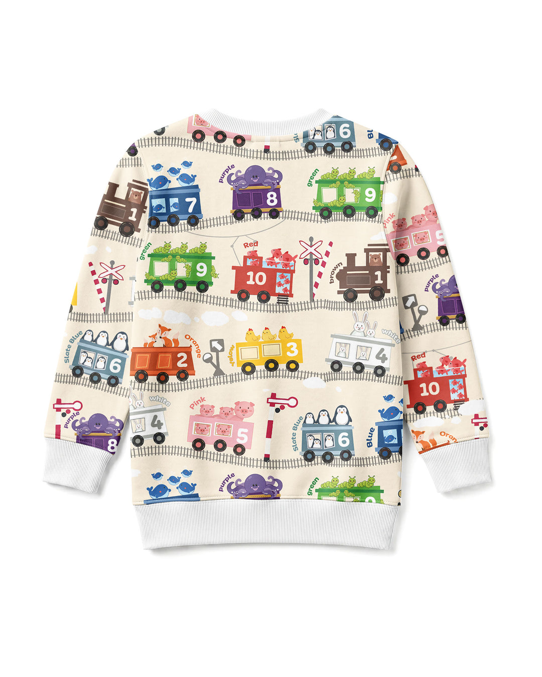 Sweatshirt mit Rundhalsausschnitt aus Bambusfaser