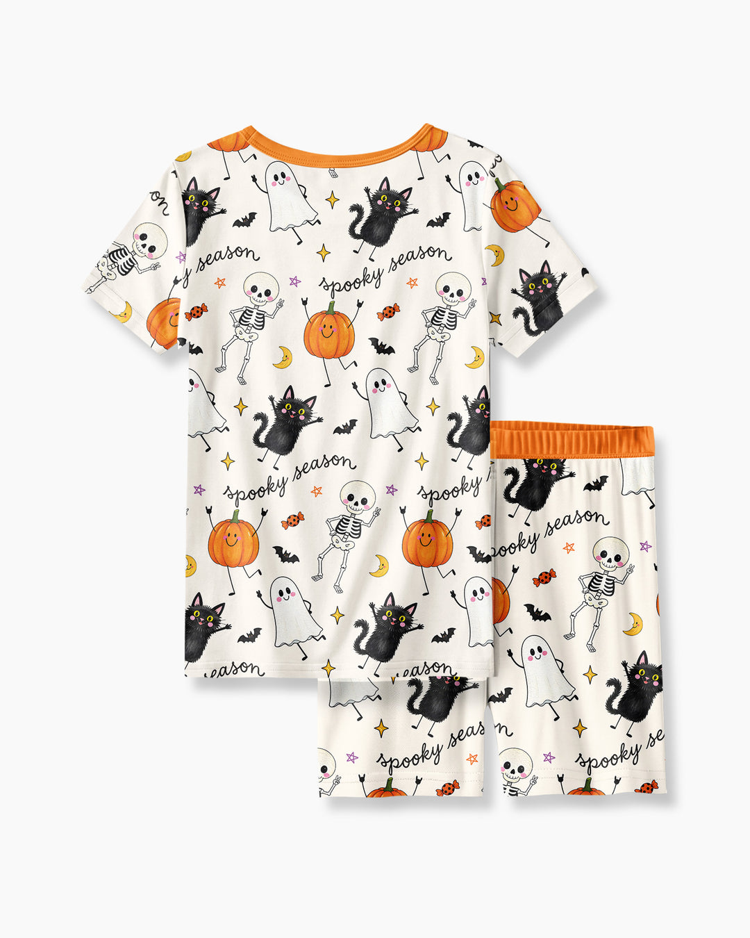Hangin’ With My Boos Bamboo Two Piece Short Sleeve Shorts Pajama Set