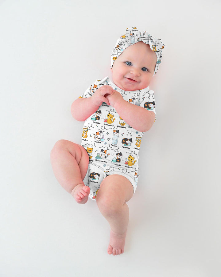 Biochemistry Cat Bamboo Bodysuit