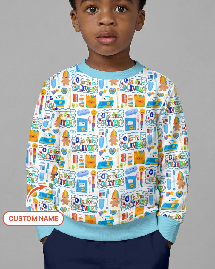 Custom Name Classroom Cuties Bamboo Crewneck Sweatshirt