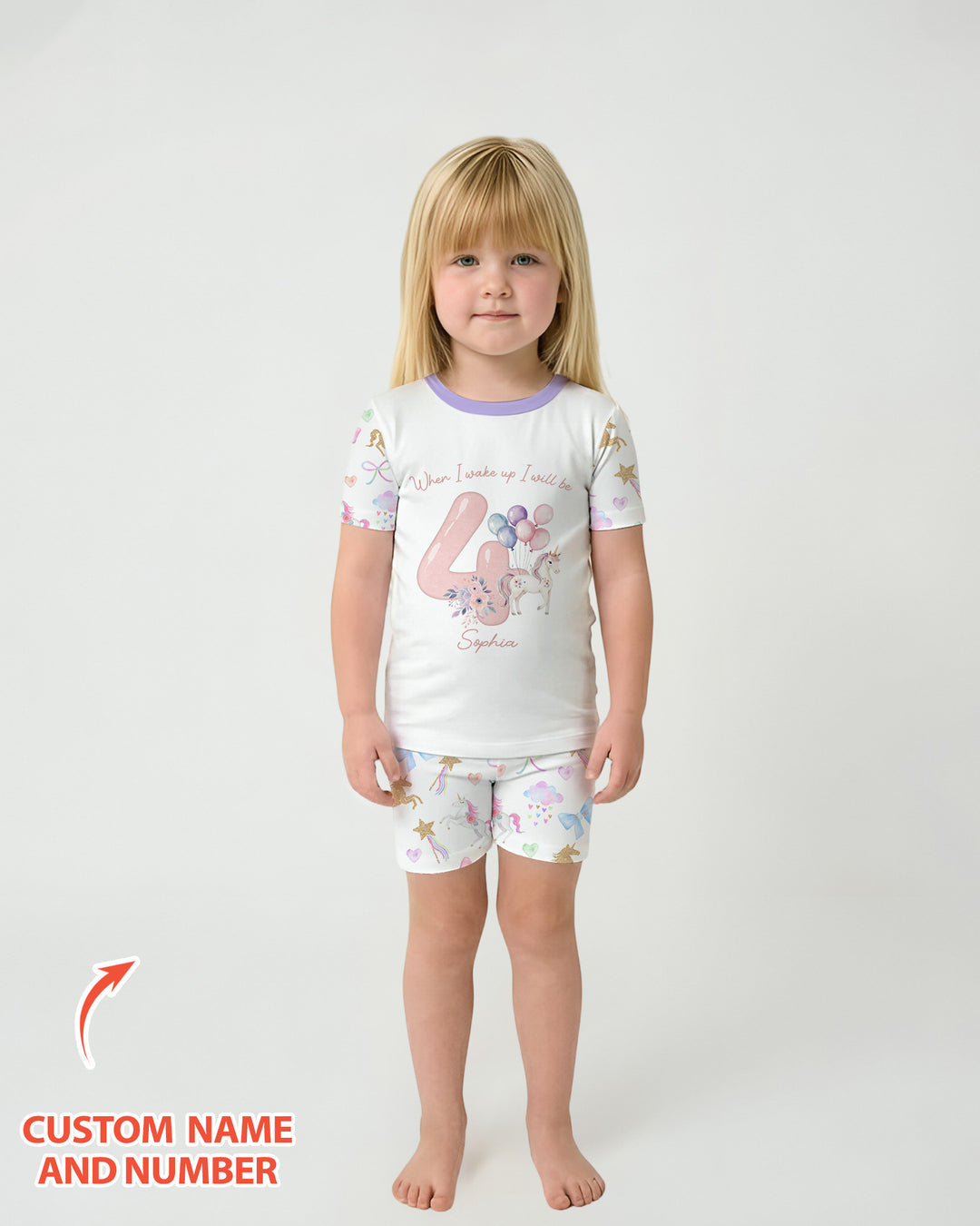Conjunto de Pijama de Dos Piezas de Bambú con Mangas Cortas y Pantalones Cortos