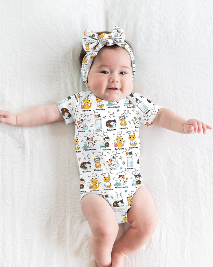 Biochemistry Cat Bamboo Bodysuit