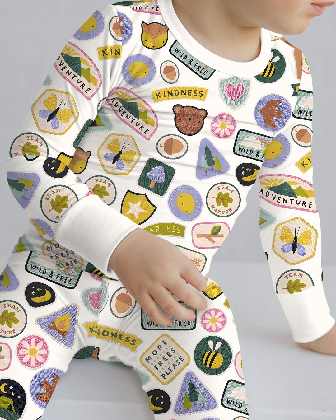 Little Explorer Bamboo Two Piece Long Sleeve Pajama Set