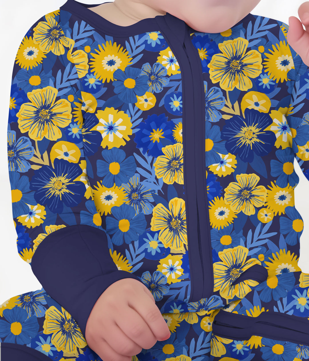 Hanukkah Little Flowers Girl Convertible Zippy , Hanukkah Little Flowers Girl Convertible Zippy - 0-3M
