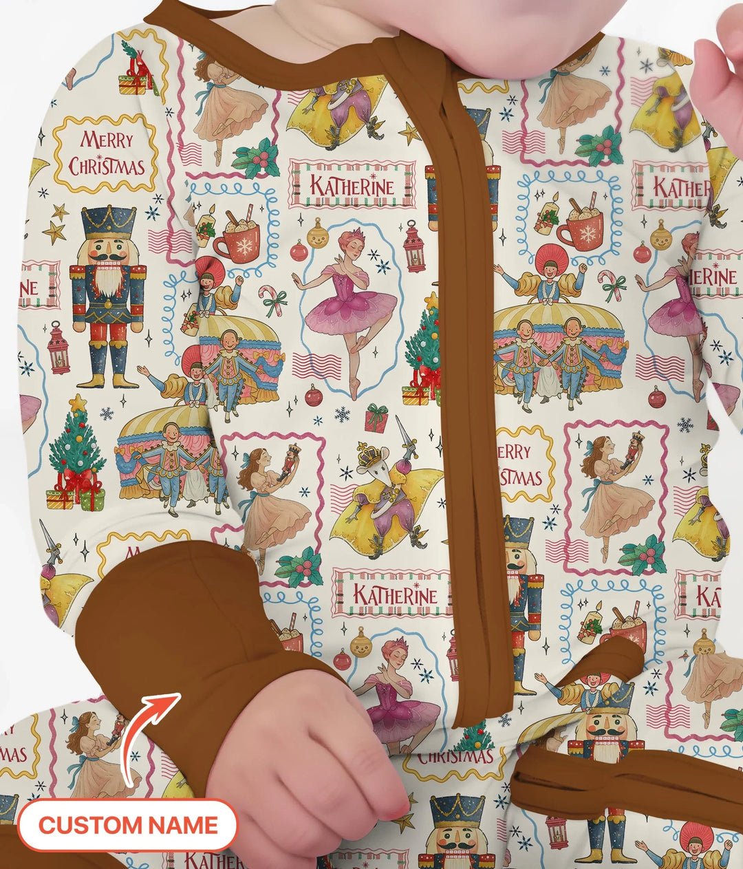 Custom Name "Magic of The Nutcracker" Merry Christmas Convertible Zippy