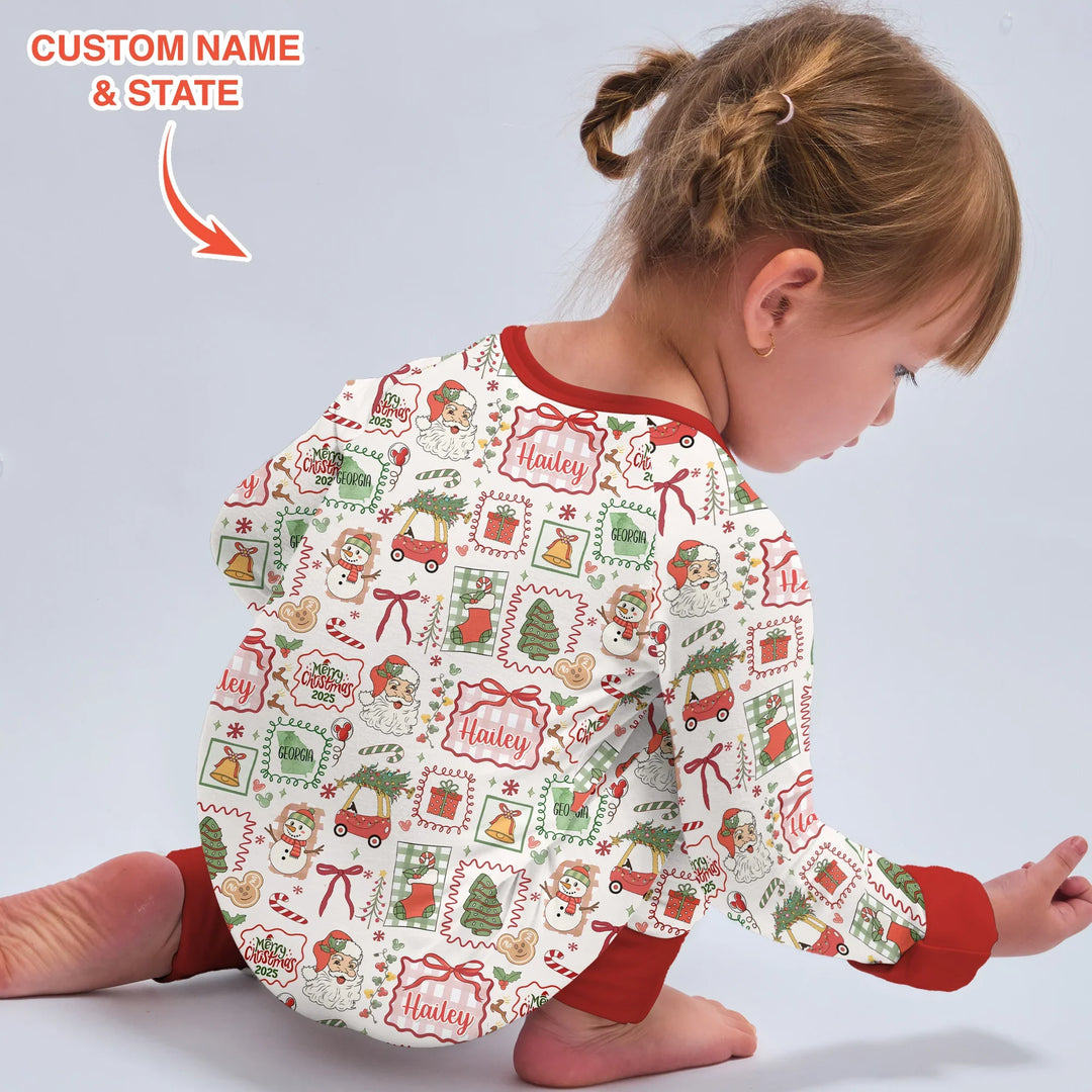 The Little Retro Dreamer Merry Christmas 2025 Convertible Zippy , The Little Retro Dreamer Merry Christmas 2025 Convertible Zippy - 0-3M