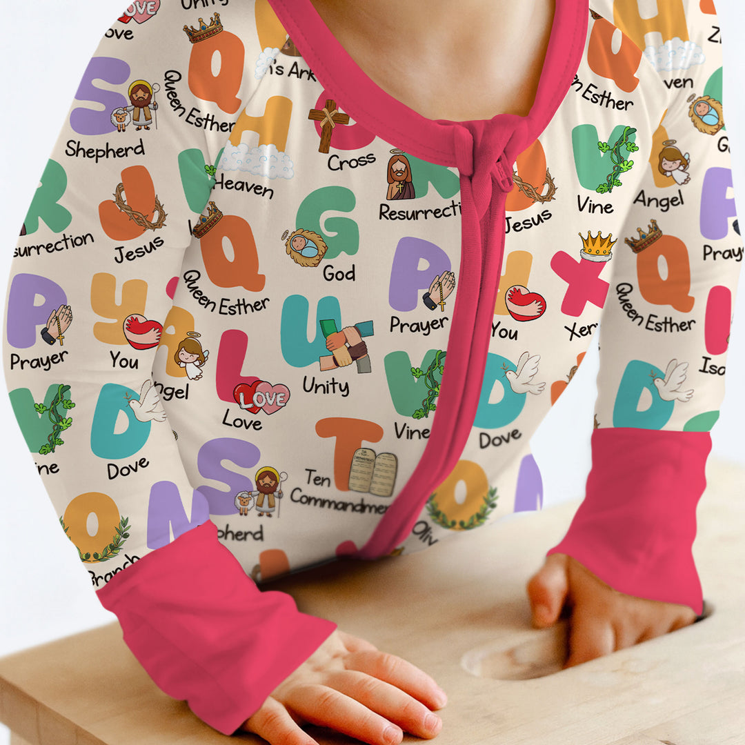 Biblical Alphabet Convertible Zippy