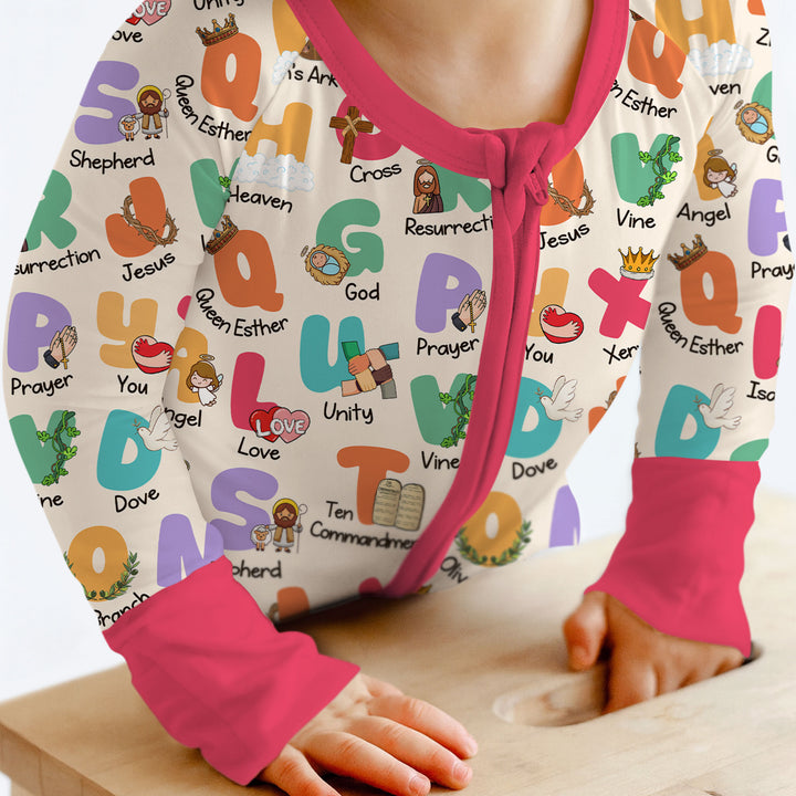Biblical Alphabet Convertible Zippy