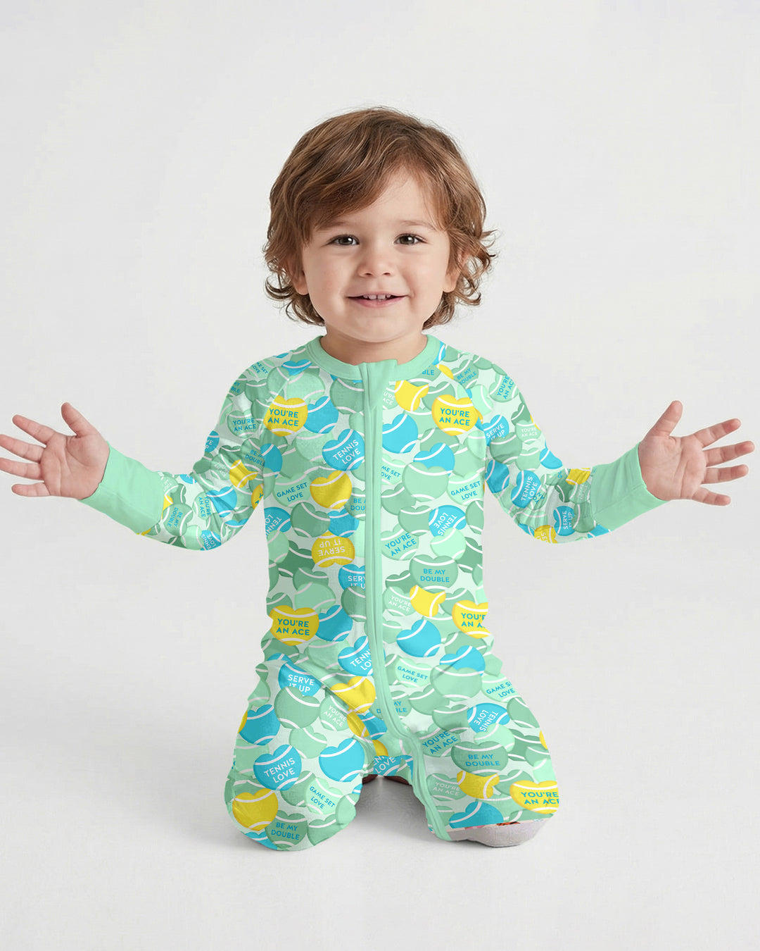 Tennis Candy Family Matching Bamboo Convertible Zippy